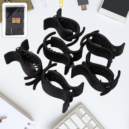 Big Hair Clips for Girls Kids Hair Accessories (6 Pcs Set / Black), Hair accessories