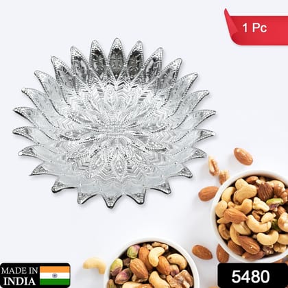 Plastic Silver Finish Serving Tray, Decorative Multipurpose Tray (1 Pc) | Assorted Colour