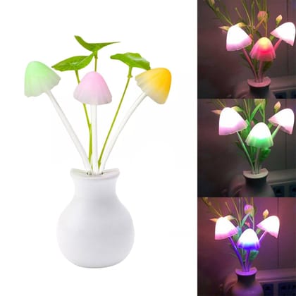LED Dream Night Light, Auto ON / Off Sensor Mushroom Lamp (Multicolor) LED Dream Night Light, Auto ON / Off Sensor Mushroom Lamp (Multicolor)