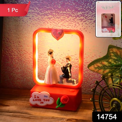 Romantic LED Love Couple Decorative Night Lamp Showpiece (1 Pc)
