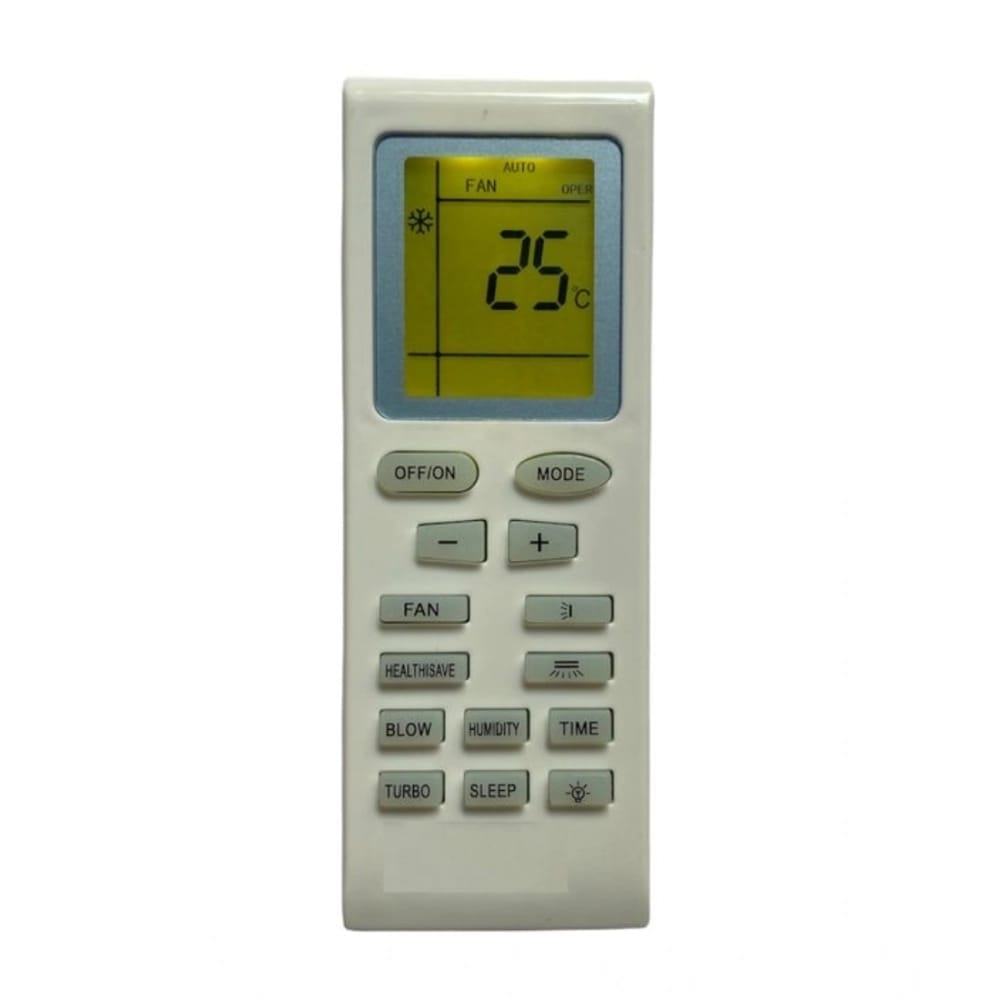 Generic AC Remote No.18 with Backlight Electrolux AC Remote Control (White)