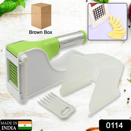 Virgin Plastic French Fry Chipser, Potato Chipser / Potato Slicer with Container