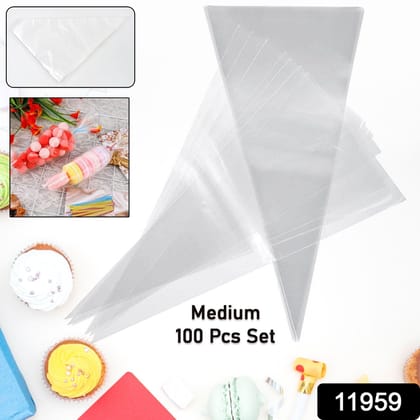 Disposable Piping Bags (100 Pcs Set / Medium)