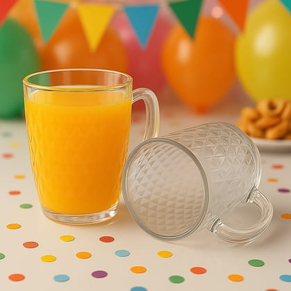 Apex Mocktail Mug Glass (2 Pc Set / 400 ML) | Assorted Colour