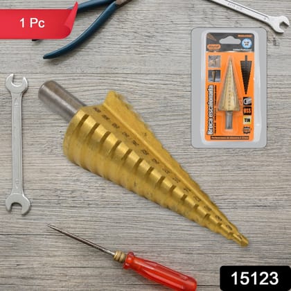 Step Drill Bit For Metal, High-Speed Steel Step Drill Bit (1 Pc / 4-32 MM)