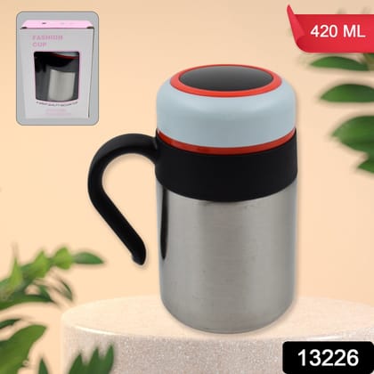 Stainless Steel Mug / Bottle Vacuum Insulated Cup With Handle & Small Cup, Tumbler (420 ML)