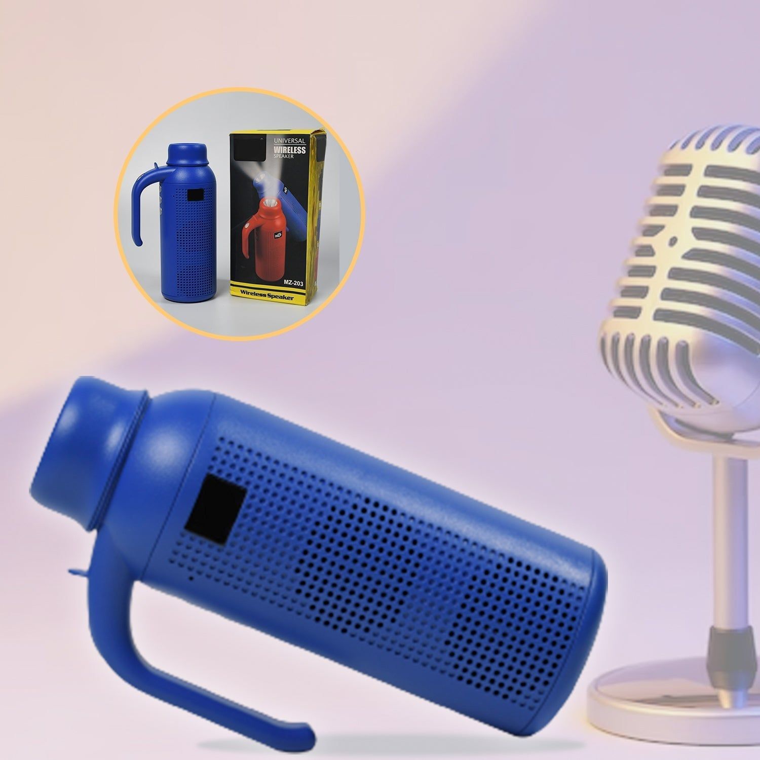Smart Bluetooth Speaker with Torch & Night Flashlight