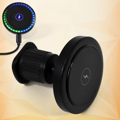 Magnetic Phone Mount Wireless Charger | Music Reactive Lights (1 Set)