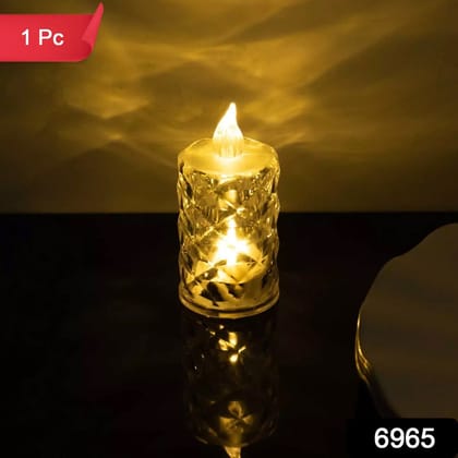 Flameless and Smokeless Decorative Candles LED Tea Light, Diwali (1 Pc)