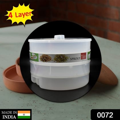 Sprout Maker 4 Layer used in all kinds of household and kitchen purposes for making and blending of juices and beverages etc.