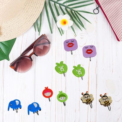Premium Strong Adhesive Wall Hooks Set of 10