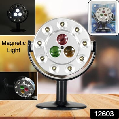 Multifunctional Magnetic LED Flashlight, High Quality waterproof light, Three Ultra-Bright LEDs, Battery Operated LED Light (Battery Not Included)