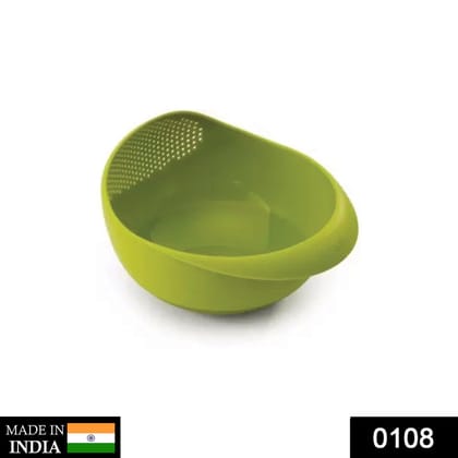 Kitchen Plastic big Rice Bowl Strainer Perfect Size for Storing and Straining