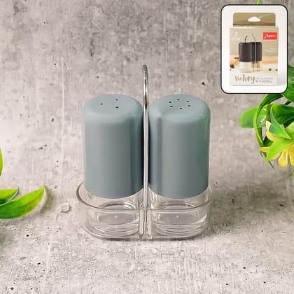 Apex Victory Salt & Pepper Dispenser Set – 2 Pcs Acrylic Seasoning Shaker | Assorted Colour
