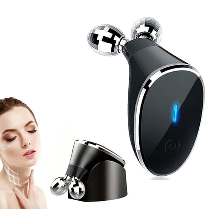 Microcurrent- Facial- Device, Micro current Face Massager Roller (1 Pc) Microcurrent- Facial- Device, Micro current Face Massager Roller (1 Pc)