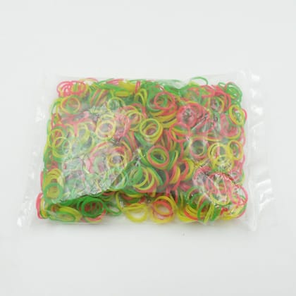 RUBBER BAND FOR OFFICE/HOME AND KITCHEN ACCESSORIES ITEM PRODUCTS, ELASTIC RUBBER BANDS, FLEXIBLE REUSABLE NYLON ELASTIC UNBREAKABLE, FOR STATIONERY, SCHOOL MULTICOLOR (0.5 Inch / 50 Gm), Hair accessories