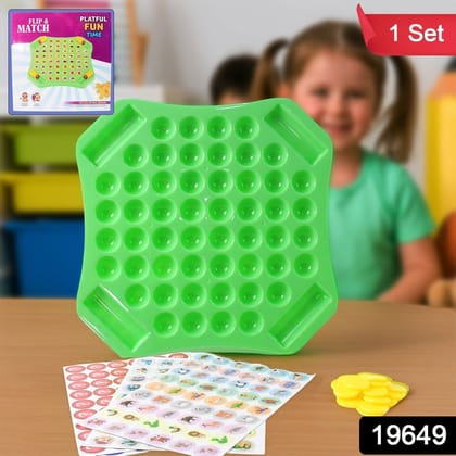 Flip & Match Educational Puzzle Game Toy (1 Set)