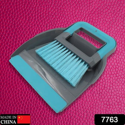 Plastic Cleaning Broom Brush and Dustpan Set Desktop Broom Sweep Cleaning Brush Dust Pan Car Keyboard Cleaning Household Dust Pan, Supdi (1 Set)