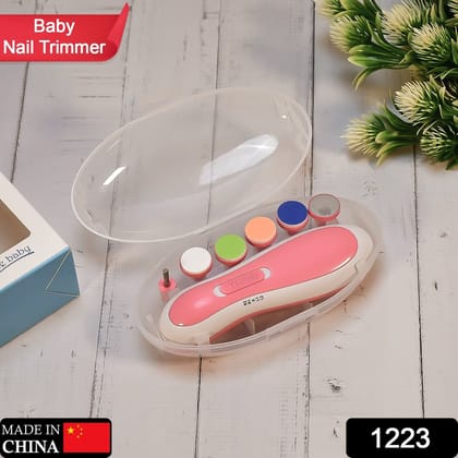 Electric Baby Nail Trimmer with Grinding Heads for Newborn Infant and Toddler