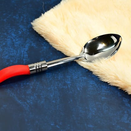 Stainless Steel Serving Spoon with plastic handle | Assorted Colour