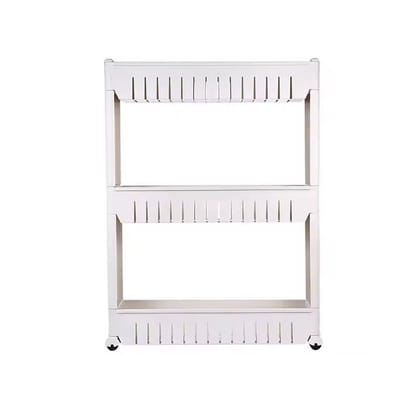 Multipurpose 3 Layer Slim Side Space Saving Storage Organizer Rack Shelf Multipurpose 3 Layer Slim Side Space Saving Storage Organizer Rack Shelf