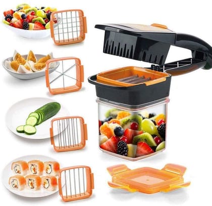 Premium Vegetable Dicer Multi Chopper Set 5 in 1 Cutting Blades Premium Vegetable Dicer Multi Chopper Set 5 in 1 Cutting Blades