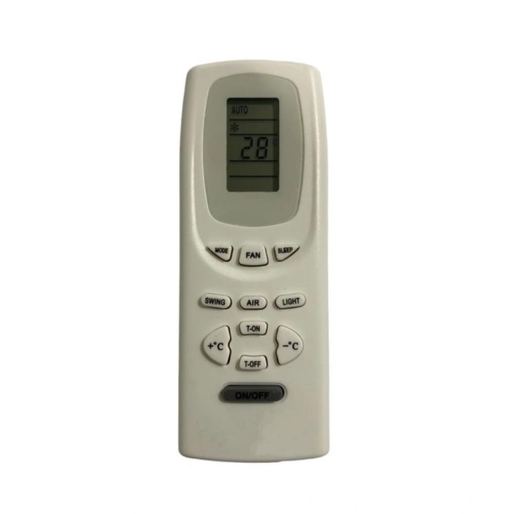 Generic AC Remote No.19 No Backlight Onida AC Remote Control (White)