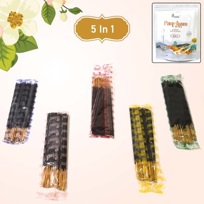 5in1 Pancham Premium Agarbatti / Incense Sticks (450 GM)