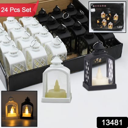 Smokeless Led Light Lantern Lamp, Diwali (24 Pcs Set)