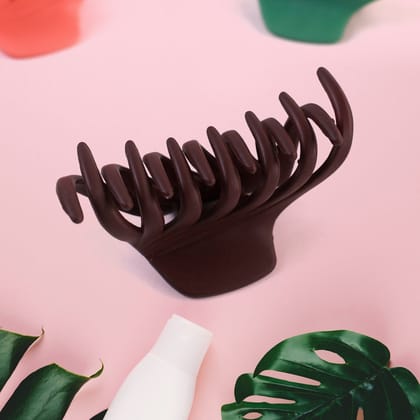 Plastic Hair Clamp Grip, Simple Matte Hair Barrette Clamp (1 Pc)