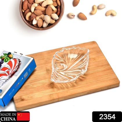 Leaf shaped Glass Serve tray of snacks, Mukhwaas, and ice cream. | Assorted Colour
