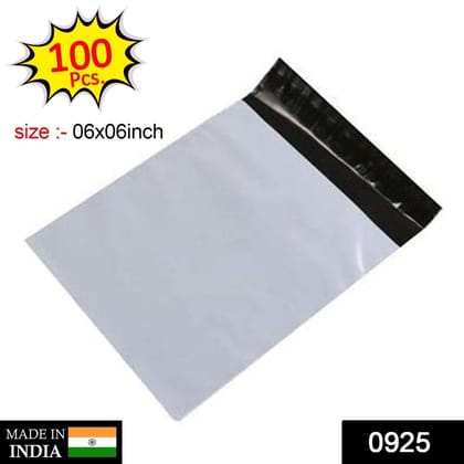 Tamper Proof Courier Bags (06X06 inch) Pack of 100Pcs