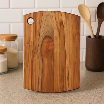 Supermom Premium Teak Wood Chopping Board for Kitchen (1 Pc) Supermom Premium Teak Wood Chopping Board for Kitchen (1 Pc)