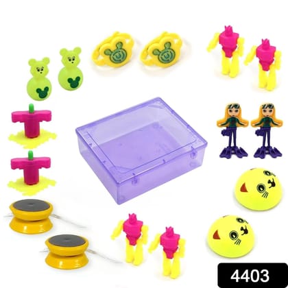 Friction-Powered Push & Go Toy Combo Set for Kids and Babies – Different Design Toys for Boys & Girls (Pack of 17)