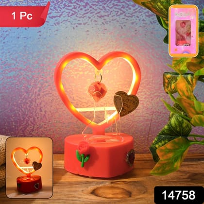 This Romantic Heart-Shaped LED Light Showpiece (1 Pc)