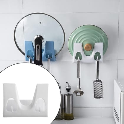 Multifunction Kitchen Rack: Plate, Dish Rack, Pot Lid Holder (Wall Mounted)