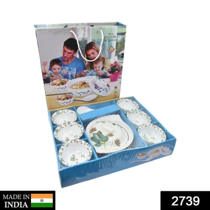 9-Piece Pudding Serving Set – Multi-Purpose Cutlery for Sweets & Food | Assorted Colour