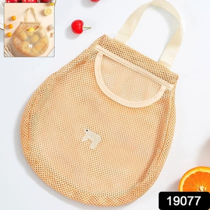 Reusable Mesh Grocery Bag with Handle (1 Pc)