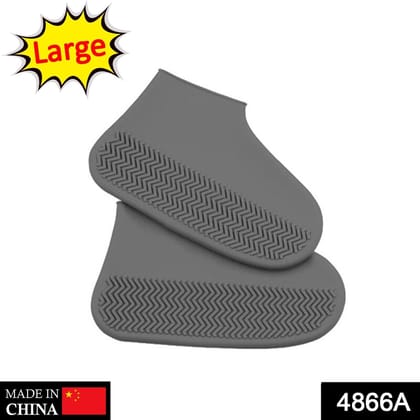 Non-Slip Waterproof Silicone Shoe Cover, Large