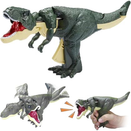 Dinosaur Roaring Toys Trigger, Dinosaurs Toys with Dinosaur Sound Lighting Model Vibrating Head&nbsp;Moving (3 + Years / 1 Pc)