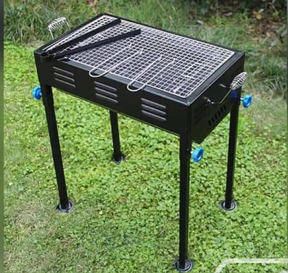Terrace Garden Picnic Barbecue with Skewers & Wooden Handle Terrace Garden Picnic Barbecue with Skewers & Wooden Handle