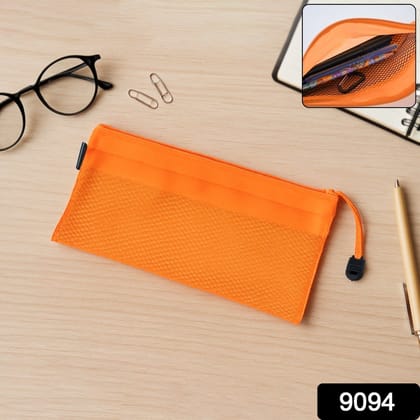 Zipper Mesh Pouch Multipurpose Travel Bag for Cosmetics Makeup Offices Supplies