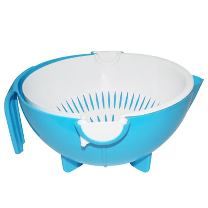 Multi-Functional Washing Fruits and Vegetables Bowl & Strainer with Handle Multi-Functional Washing Fruits and Vegetables Bowl & Strainer with Handle