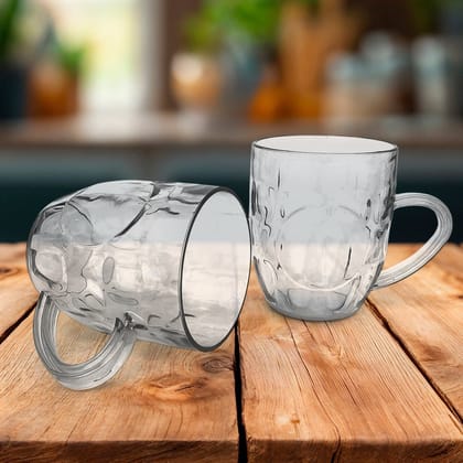 Apex Shake Mug Set – 2 Pieces Durable Plastic Mugs (350ml) Approx | Assorted Colour